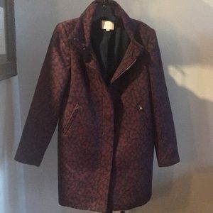 Loft Leopard print winter coat